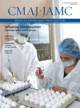 Canadian Medical Association Journal: 184 (15)