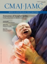 Canadian Medical Association Journal: 187 (15)