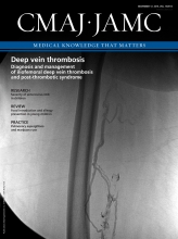 Canadian Medical Association Journal: 187 (17)