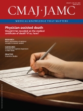 Canadian Medical Association Journal: 188 (1)